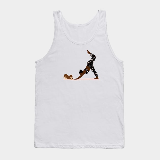 Three legged dog Tank Top by Harmony Willow Studio